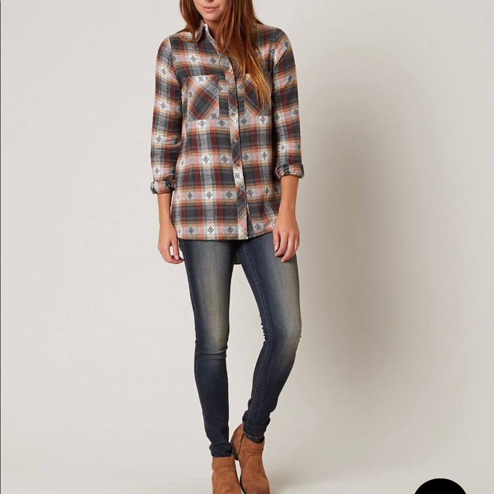Coco+Jaimeson plaid southwest flannel Small Buckle